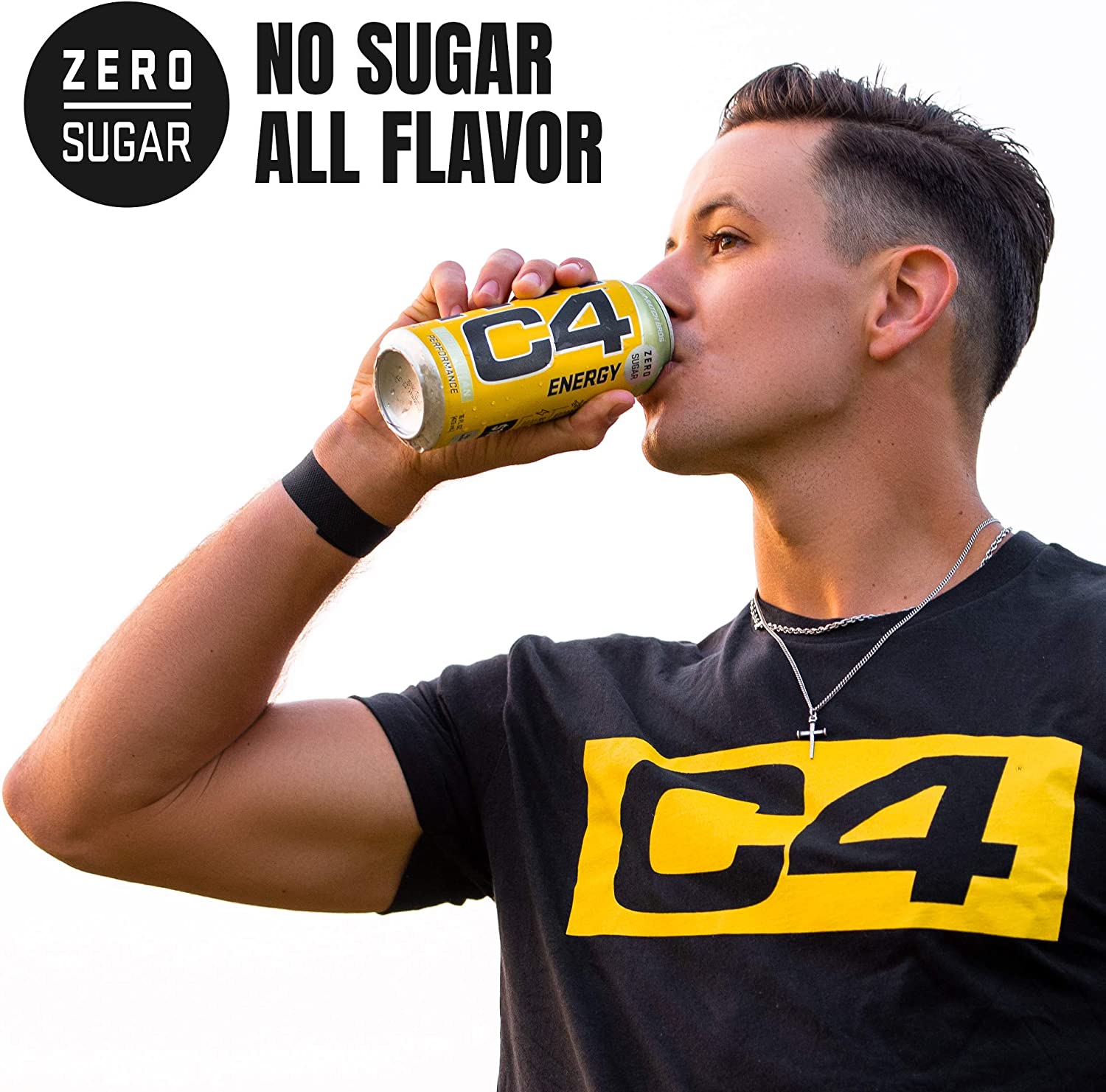Cellucor C4 Carbonated Zero Sugar Energy Pre Workout Drink + Beta Alanine, (NEW) Sparkling Arctic Snow Cone, 16 Fl Oz, Pack of 12