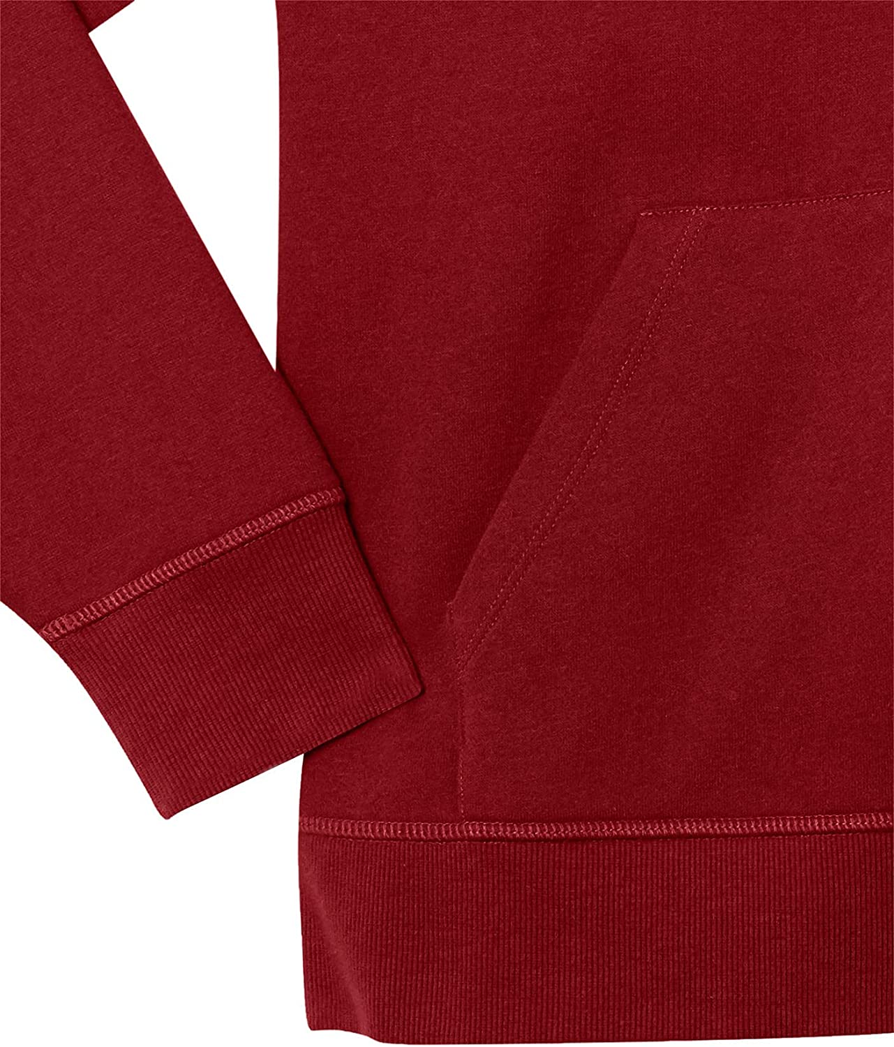  Essentials Women's French Terry Fleece Full-Zip Hoodie (Available in Plus Size)