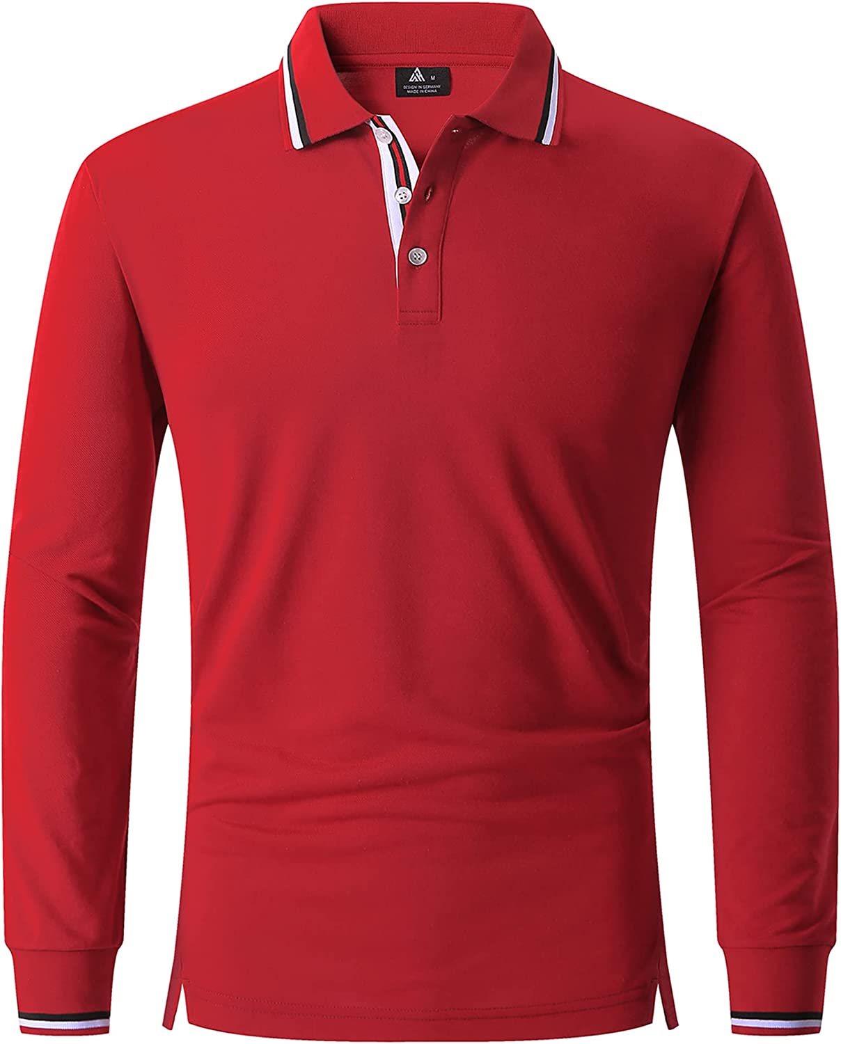 V VALANCH Golf Polo Shirts for Men Short Sleeve Moisture Wicking Summer Casual Collared Shirts Tennis Polo
