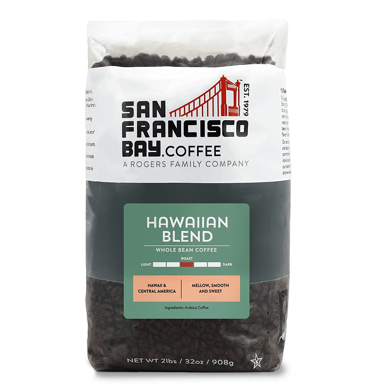 San Francisco Bay Whole Bean Coffee - French Roast (2lb Bag), Dark Roast