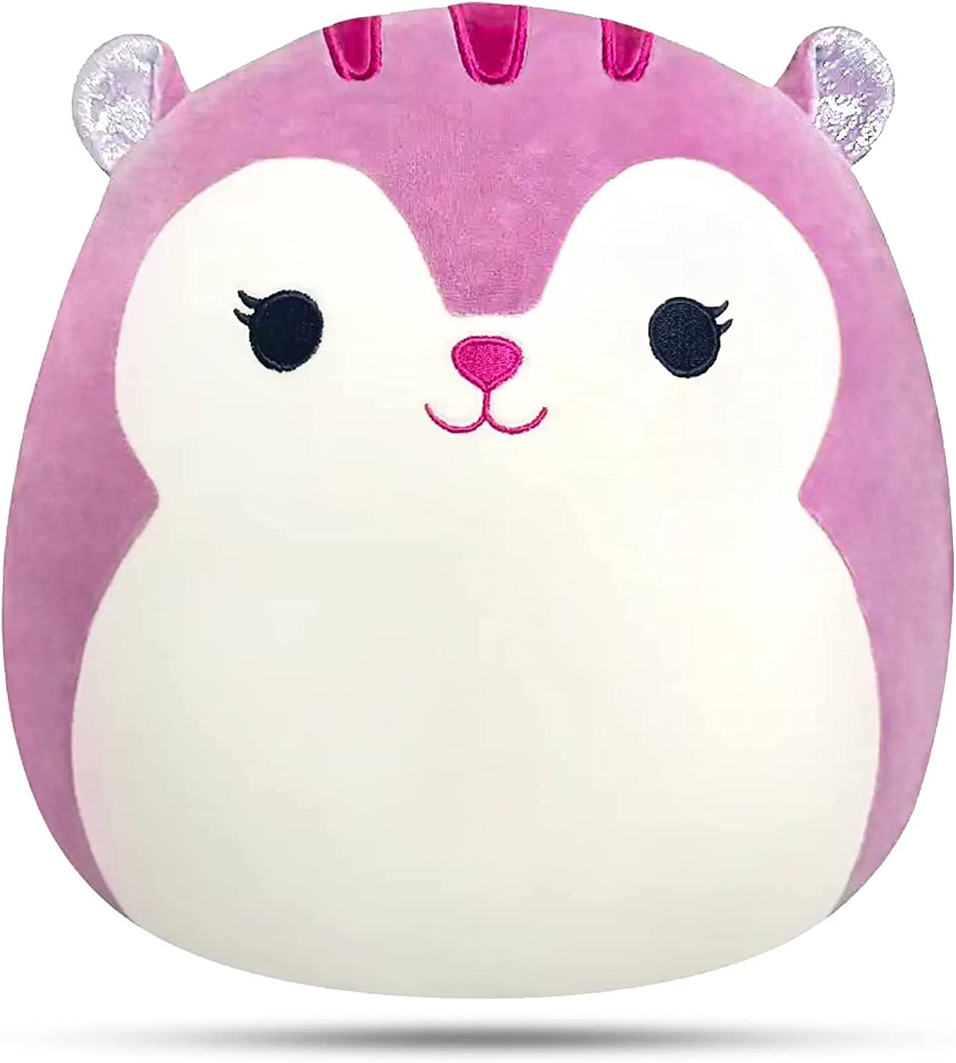 12" The Purple Squirrel Soft and Squishy Plush Toy Pillow Pet Stuffed Animal Toy-Great Gift for Kids