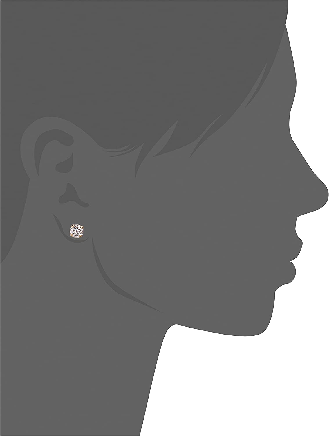  Collection 14K Gold Round-Cut Diamond Stud Earrings (1/4-2 cttw, J-K Color, I2-I3 Clarity)